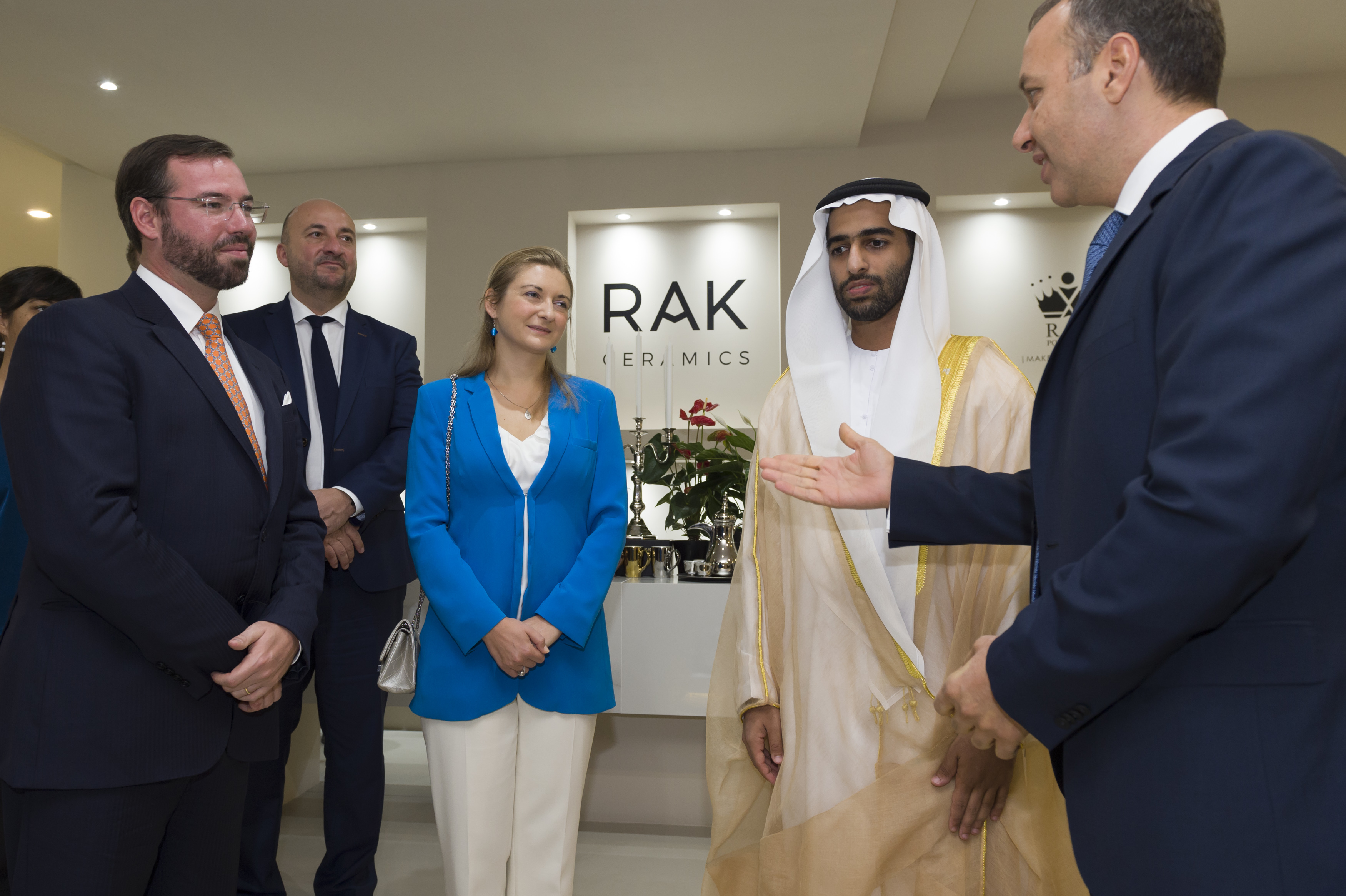 RAK Ceramics Welcomes HRH Prince Guillaume of Luxembourg