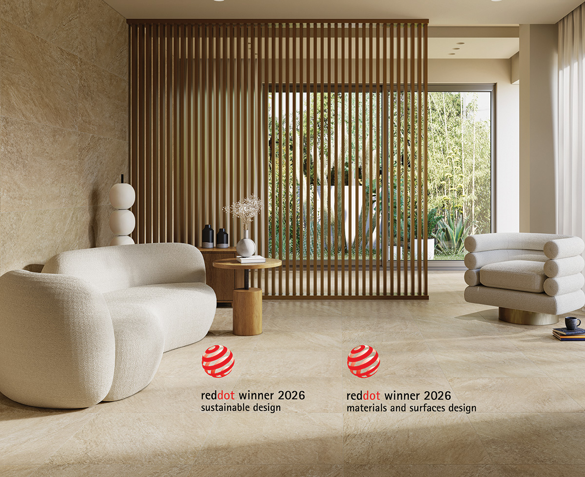 RAK Ceramics Wins Red Dot Award: Product Design 2026 for RE-USE Tile Series